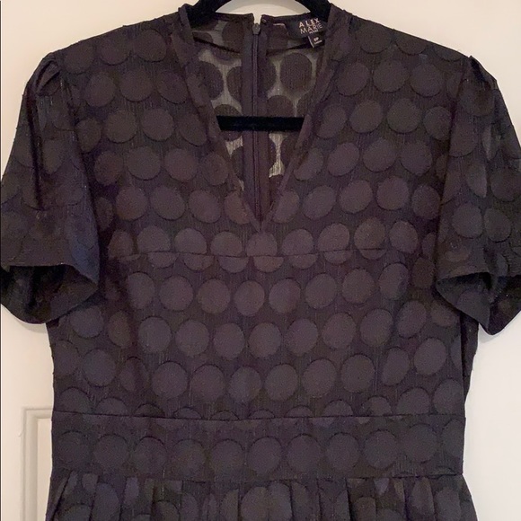 Black Polka Dot Dress - Picture 3 of 7